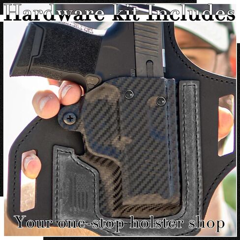 Black Thermoform Sheet & Eyelet Bundle for Holster Making - DIY 2 Pcs 12"x8" Plastic Sheets, 100 Pcs 7mm Eyelets + 3 Tools, Hardware Craft for Custom Gun Holsters, Knife Sheaths in Saudi Arabia