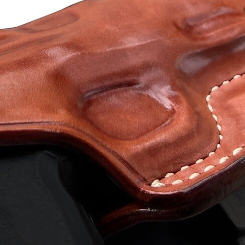 Masc Premium Leather OWB Paddle Holster Open Top Fits CSX 9mm Micro Compact 3.1-inch, Right-Hand Draw, Brown #1620# in Saudi Arabia