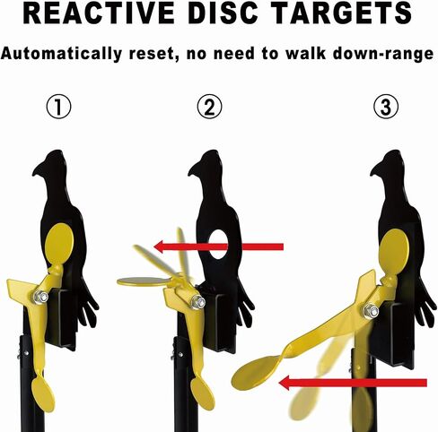 Atflbox Metal Eagle Reset Target Air Rifle Animal Shooting Targets in Saudi Arabia