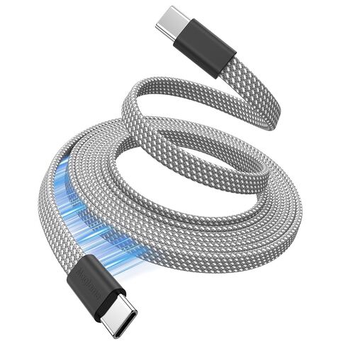 Magnetic Coiled USB C to USB C Cable 60W 3.3FT, Tangle-Free Charger Cord in Saudi Arabia