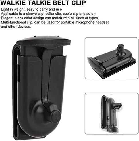 4 Pack Swivel Belt Clip - Walkie Talkie Radio Belt Clip Compatible with Motorola Models T107 T100TP T200TP T280 T460C T465 T600 T800 T4500 T4800 T5000 T5146 T5428 T6200 T5628 T5400 T6200C T5728 in Saudi Arabia