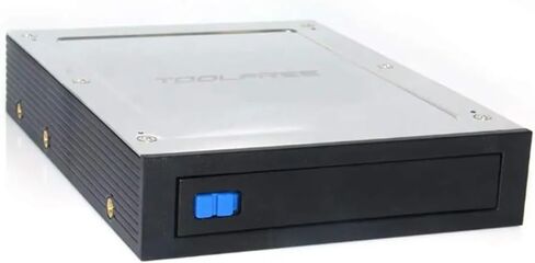 2.5 Inch to 3.5 Inch Internal Floppy Bay SATA III 6Gbps Tray-LESS Mobile Rack for 2.5 Inch HDD SSD Hard Drive Backplane, Easy to Use, 500456071 in Saudi Arabia