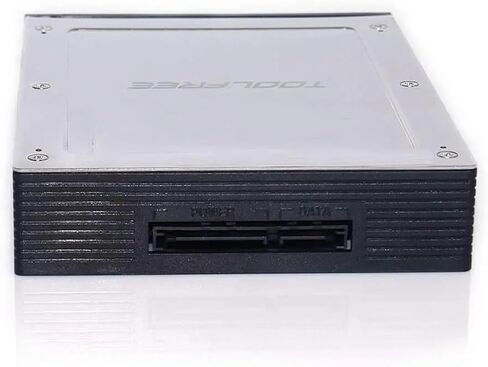 2.5 Inch to 3.5 Inch Internal Floppy Bay SATA III 6Gbps Tray-LESS Mobile Rack for 2.5 Inch HDD SSD Hard Drive Backplane, Easy to Use, 500456071 in Saudi Arabia