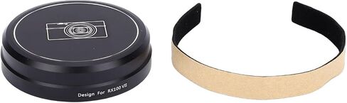 56mm Camera Lens Cap for RX100 M6 M7 ZV1 ZV1 M2 SX710 720 730 740, Dust Proof Anti Fingerprint Aluminum Alloy Cover with Soft Cushioning, Ideal for Lens Protection in Saudi Arabia