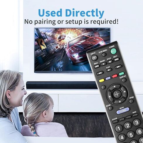 New RM-YD080 RMYD080 Remote Control Compatible with Sony LCD LED TVs KDL-40BX450 KDL-32EX340 KDL-42EX440 KDL-46BX450 KDL-40BX451 KDL-46BX451 Replacement Controller with Batteries in Kuwait