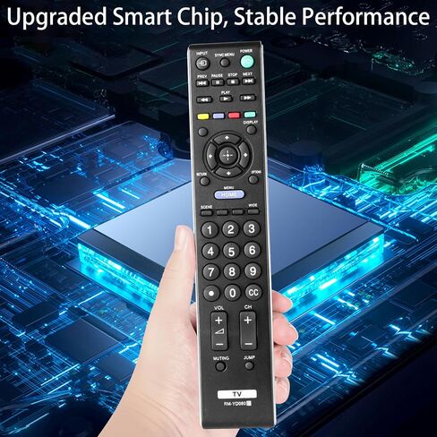 New RM-YD080 RMYD080 Remote Control Compatible with Sony LCD LED TVs KDL-40BX450 KDL-32EX340 KDL-42EX440 KDL-46BX450 KDL-40BX451 KDL-46BX451 Replacement Controller with Batteries in Kuwait