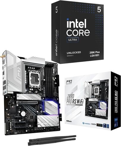Micro Center Combo Intel Core Ultra 5 250K Plus CPU ATX Motherboard Bundle in Saudi Arabia