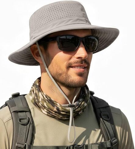 Men Breathable Adjustable Safari Boonie Hat in Saudi Arabia