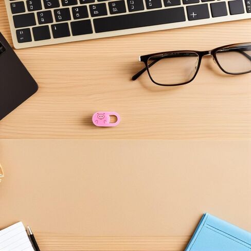 Pink ABS Webcam Privacy Cover 3 Pack with Slide Open Close in Kuwait