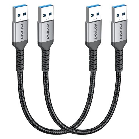 USB 3.0 Cable 1FT 2Pack, USB Type A Male to Type A Male, 10Gbps Cable in Kuwait