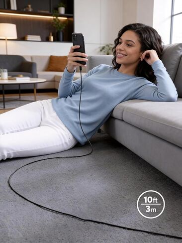 2 Pack Detachable 2 in 1 USB C Cable with 10FT Long Cable in Saudi Arabia