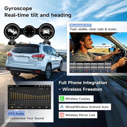 Roadanvi X14 6GB+128GB Car Radio for Subaru Forester2015-2018 WRX 2016-2021 in Saudi Arabia