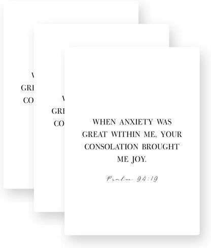 Psalm 94:19 Vinyl Stickers 3 Pack 3 Inch in Saudi Arabia