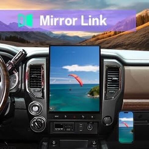 8+128GB Qualcomm Android 13 Car Stereo for Nissan Titan 2016-2019, 15.6-Inch Large Touch Screen Radio, Wireless Apple Carplay & Android Auto, GPS Navigation WiFi SWC DSP Multimedia Head Unit in Saudi Arabia