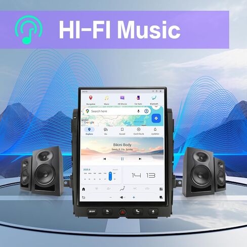 8+128GB Qualcomm Android 13 Car Stereo for Nissan Titan 2016-2019, 15.6-Inch Large Touch Screen Radio, Wireless Apple Carplay & Android Auto, GPS Navigation WiFi SWC DSP Multimedia Head Unit in Saudi Arabia