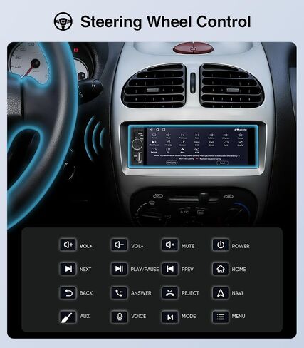 AINAVI 6.36“ Single Din Touchscreen Car Stereo in Saudi Arabia