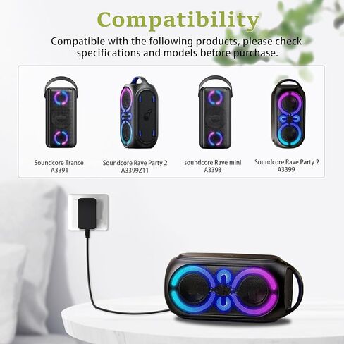 Charger for Soundcore Rave Mini A3390 Soundcore Portable Speaker in Saudi Arabia
