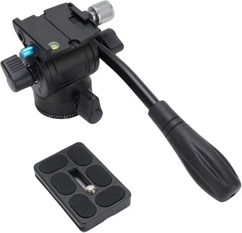 Precision Panoramic Video Tripod Head with Ergonomic Grip for Professional Filmmakers and Photographers Made of Aluminium Alloy in Kuwait