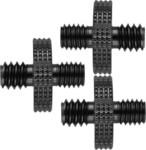 3 Pack 1/4"-20 Male to M6 Male Thread Adapter Screw, Aluminum Alloy Dual Different Specification Conversion Screw for Tripod, Monopod, Camera Quick Release Plate, Light Stand in Saudi Arabia