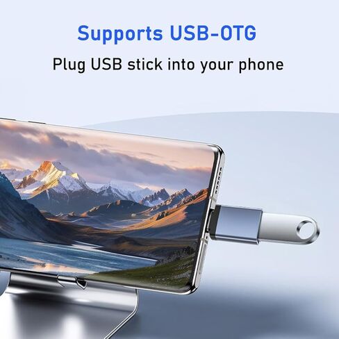 USB C to USB 3.0 Adapter 4-Pack, USB C Adapter, Type C Converter, Gray in Saudi Arabia