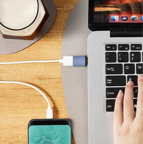 USB C to USB 3.0 Adapter 4-Pack, USB C Adapter, Type C Converter, Gray in Saudi Arabia