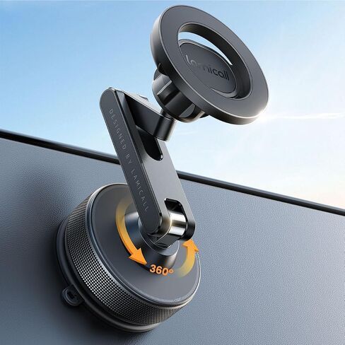 Lamicall Car Phone Holder Mount Ultra Nano Gel & 70+LBS Vacuum Suction Cup in Saudi Arabia