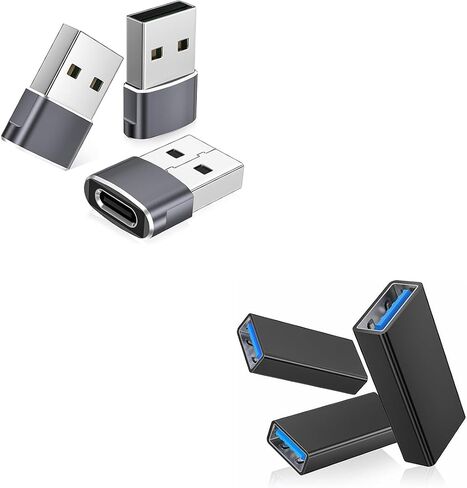 Basesailor USB to USB C Adapter Bundle with USB Coupler,Compatible with iPhone 17 17e Pro Max,16 15,Apple Watch iWatch,MacBook in Saudi Arabia
