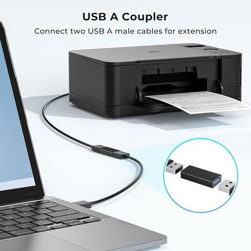 Basesailor USB to USB C Adapter Bundle with USB Coupler,Compatible with iPhone 17 17e Pro Max,16 15,Apple Watch iWatch,MacBook in Saudi Arabia