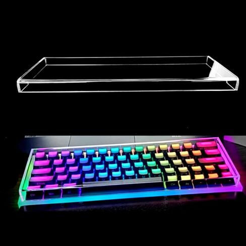 Durable Clear Acrylic Keyboard Cover for 108 Keys in Saudi Arabia