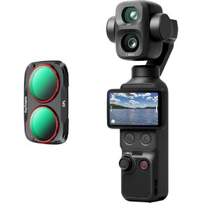 Walking Way Magnetic CPL Filter for DJI Osmo Pocket 4P & Xtra Muse2 Pro, Ultra-Thin Gimbal-Safe Optical Glass Lens Protector, 28-Layer Nano-Coated Anti-Glare Scratch-Resistant Filter Accessories in Saudi Arabia