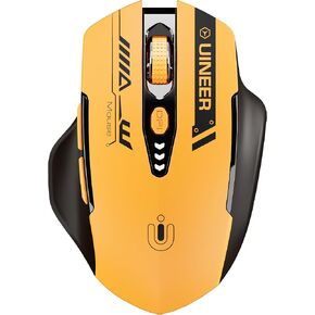 Uineer Wireless Mouse, Bluetooth 5.0/2.4G /Wired, 12,800 DPI, Programmable in Kuwait