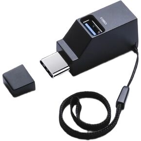 3 Port USB C Hub Adapter High Data Transfer Easy Connection for Laptop PC Multiple Devices in Saudi Arabia