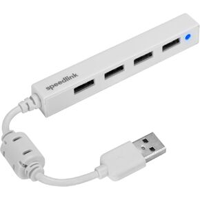 Speedlink INT-SL-140000-BK 4-Port Snappy Slim USB Hub - Black in Saudi Arabia