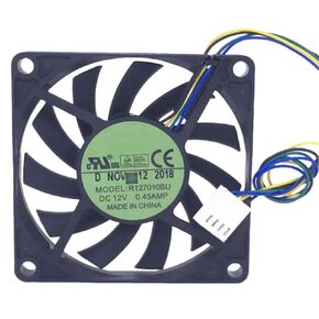 R127010BU Fan 7CM for 12V 0.45A 7010 70X70X10MM 4-Wire Cooling Fan in Kuwait