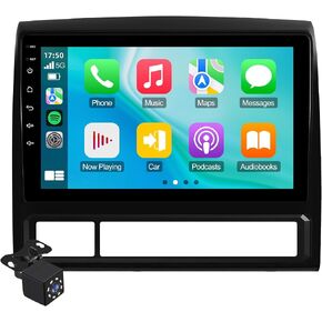 2+32G 9 inches Android 10 Double Din Car Stereo for Toyota Tacoma 2005-2013 IPS Touchscreen Screen Car Radio with Carplay & Android Auto Support Backup Camera GPS FM Navi BT in Saudi Arabia