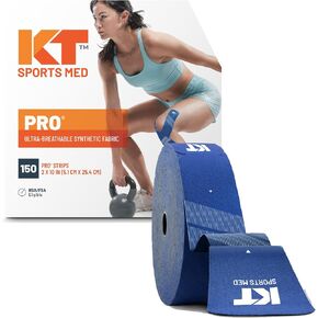 KT Tape, PRO Synthetic Elastic Kinesiology Athletic Tape, 150 Count, 10" Precut Strips in Saudi Arabia