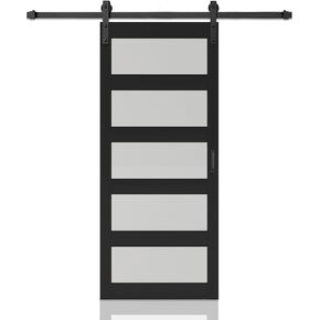 48 in. x 84 in. Interior Sliding Barn Door with Hardware Kit in Saudi Arabia