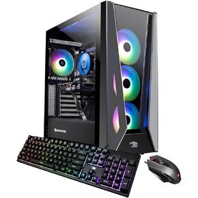 iBUYPOWER Pro Gaming PC Computer Desktop Trace 5 MR 178i (Intel i7-11700F 2.5GHz, NVIDIA GeForce RTX 2060 6GB, 16GB DDR4 RAM, 480GB SSD, 1TB HDD, WiFi Ready, Windows 11 Home) in Saudi Arabia