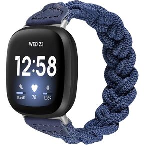 شريط مرن من Wearlizer متوافق مع أحزمة Fitbit Versa 4 3/Sense 2 1 in Saudi Arabia