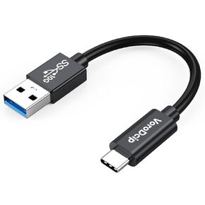 Data Transfer Cable USB to Type C 6inch Short, 10Gbps USB C 3.1 Gen 2 Cord in Kuwait