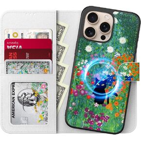 FUNMIKO for iPhone 16 Pro Max Wallet Case with Card Holder + Cash Clip in Saudi Arabia