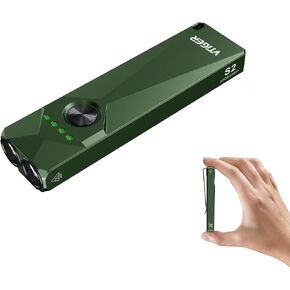 VTIGER S2 Slim EDC Pocket Flashlight with Clip,1600 Lumen Super Bright Portable Flat Little Flashlights, Rechargeable Small LED Flash Light with Magnet for Camping,Hiking,Outdoor,Emergency,Car Repair in Saudi Arabia