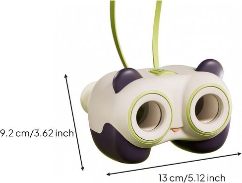 Educational Kids Binoculars Set | Lightweight Compact Design, Toy Binoculars with Strap, Portable, for Pretend Play, Green in Kuwait