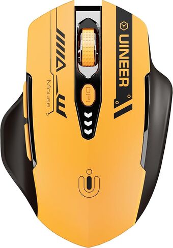 Uineer Wireless Mouse, Bluetooth 5.0/2.4G /Wired, 12,800 DPI, Programmable in Kuwait