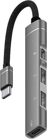 Type C to USB Hub Adapter for Phones, Tablets,Connect USB Devices to Your Type C Port Aluminum Alloy Shells Heat Sink in Kuwait