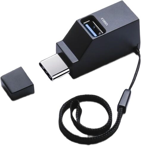 3 Port USB C Hub Adapter High Data Transfer Easy Connection for Laptop PC Multiple Devices in Saudi Arabia
