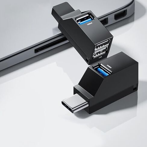 3 Port USB C Hub Adapter High Data Transfer Easy Connection for Laptop PC Multiple Devices in Saudi Arabia