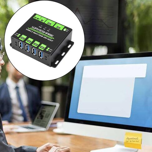 USB 3.2 Hub With Hosts Support, Expand 4X USB Ports, Industrial Grade Chip MTT Technology, Stable And Fast For Office, Home, Industrial Grade USB Hub in Saudi Arabia