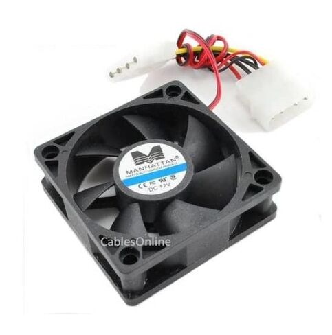 4-Pin Molex 60mm CPU Case / Power Supply Sleeve Bearing Cooling Fan - 700313 in Saudi Arabia