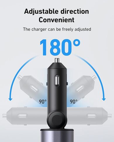 Car Phone Charger Retractable Car Charger 4 in 1 Fast Charger 30W Double in Saudi Arabia